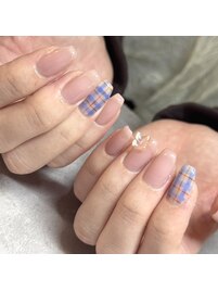 チェックネイル