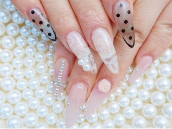 フラッシュネイル フレンテ西宮店の写真/除去付<選べるデザイン定額¥5290&¥6290&¥7290>★長さ出し1本(チップ¥600*3本迄¥1800/ジェル¥700*10本¥7000)