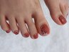 FOOT ワンカラーorラメグラデーション ¥6050