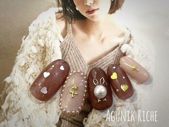 アグニークリッシェ(Agunik Riche)/【うさぎネイル】