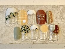 カラ ネイル 中津店(calla nail)/菜の花・アシンメトリー