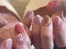 ラクネイル 浦和店(raku nail)/ピンク×ホログラムネイル