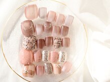 ダブティーネイル(W &T Nail)/フット定額デザイン¥4950/¥5500