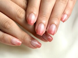 大人cute/ピンクグラデネイル