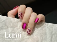 ルミネイル 大宮東口店(Lumi Nail)/マゼンタラメドット