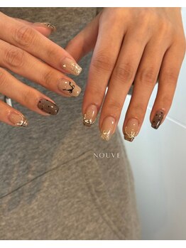 ヌーヴ(NOUVE)/ribbon nail
