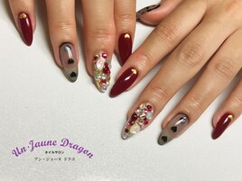 ロング☆ハートネイル