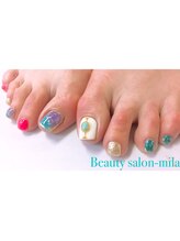 アキレイ(AKILEY)/アシンメトリーネイル