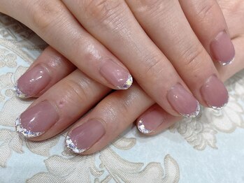 ゴッダスネイル(GODDESS NAIL)/ガラスフレンチ