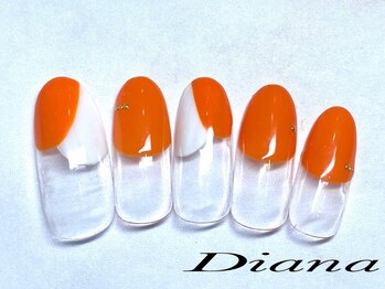 ディアナ ひたちなか高場店(DIANA)/定額ネイル 6600円 B‐038