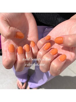 アイディー(i-dee)/ラメ入りオレンジ★