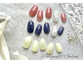 ピュアネイルアンドオンディーヌ/定額シンプルデザイン