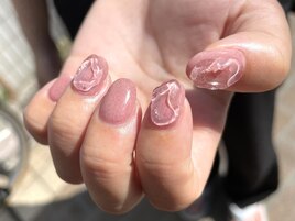 ぷっくり！うねうね！ももネイル