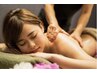 女性人気1★【アロマリンパ70分＋足裏30分＋足湯5分】計105分　¥13500⇒¥8800