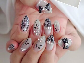 モナサロン(Mona salon)の写真/可愛いが詰まった最新デザインサンプルが豊富☆パラジェル取扱い♪ニュアンスやチークネイル、ユニコーンも