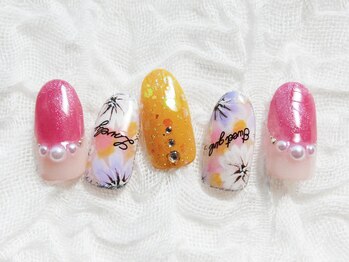 ネイリシャス(NAILICIOUS)/美味しそうなフラワーネイル