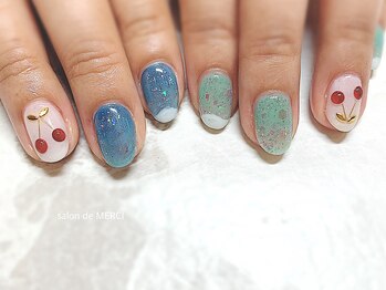 サロン ド メルシー(Salon de MERCI)/ソーダ&ぷっくりさくらんぼ☆