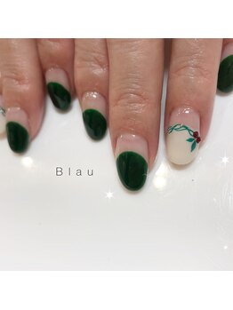 ブラウ ネイル パーティー(Blau Nail Party)/クリスマスネイル/冬ネイル