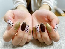 モグネイル(Mogunail)/9.10月定額B レオパードネイル