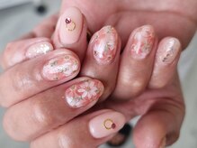 ネイルフロンティア 吉祥寺(NAIL FRONTIER)/コスモス手描き指輪11980円