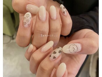 サトリネイルルーム 京橋店(Satoril nail room)/落書きart/simple○