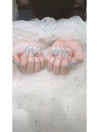 長さ出しネイル