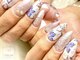 カラーネイル(Color nail)の写真/短時間で仕上がりの良さ◎スカルプで長さだし♪美しいフォルムにこだわった高技術で理想の指先を叶えます◇