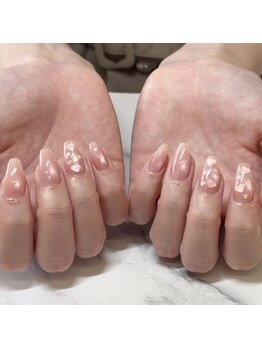 ハートホロネイル