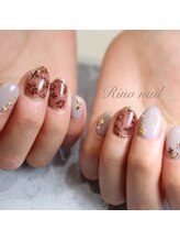 リノ ネイル(Rino nail)/大人コスモスネイル