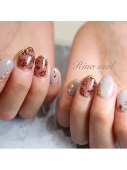 リノ ネイル(Rino nail)/大人コスモスネイル