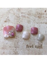 フィールネイル 天神橋店(feel nail)/ボーダー/ツイード/ニュアンス