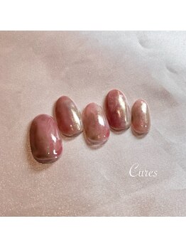 キュアーズ ネイル(CURES NAIL)/秋のピンクネイル