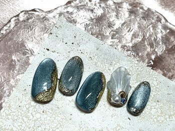 グリッター(GLITTER)/マーメイドネイル