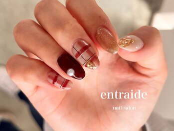 アントレッド(entraide)/チェックネイル