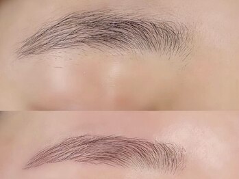 サロン ビー(SALON bii)の写真/黒眉毛を卒業して一気に垢抜けたい方は"眉カラー"がオススメ！お顔の印象がグッと変わってイメチェンにも◎