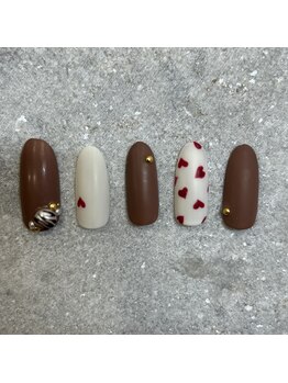 アイリ(AIRI)/バレンタインネイル