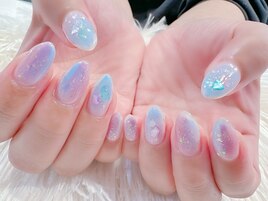 ＃塗りかけネイル＃ニュアンス