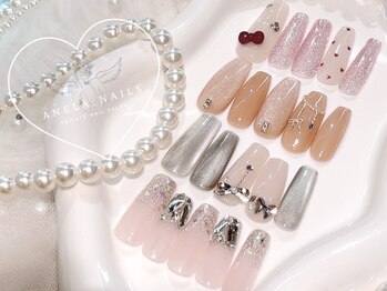アネラ ネイルズ(Anela_nails)の写真/【最終受付21:00!!】Anela_nailsシンプルDesign定額コース★SNSで流行の指先が映える最新デザインが豊富♪