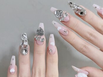 スペラ 大宮店(Spera)/キラキラ大人っぽ韓国ネイル