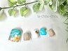 　フット　定額ジェルB　【しっかりアート】¥8900