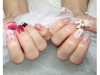 ジェー エス シー ネイル(J.S.C.nail)/チェック/リボン/マグネット