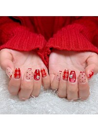 ハートドットネイル