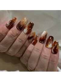 カフェオレネイル