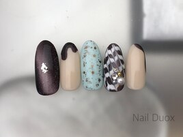 チョコミントネイル