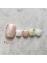 ネイルサロンリュクス (nailsalon Luxe)/フットネイル　ニュアンス♪