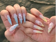 yuna nail横浜日ノ出町 <長さだし・持ち込み>の雰囲気(3Dアートもおまかせください。*持ち込み長さだしOK!!)