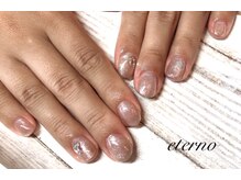 エテル(eterno)/マグネットショートネイル