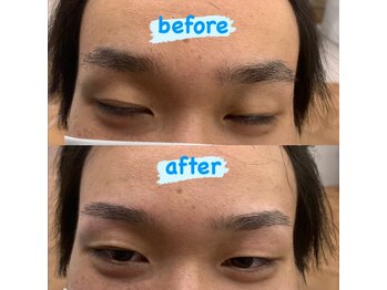 メンズビューティーカフェザパーム 大阪梅田(MEN'S BEAUTY CAFE×THE PERM)/メンズ眉毛Wax&眉毛パーマ