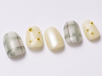 アイ ネイルズ 天神店(I nails)/チェックネイル¥8300