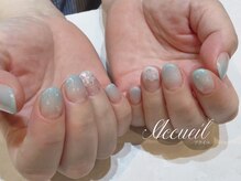 アクイユ 銀座店(ACCUEIL)/梅雨ネイル